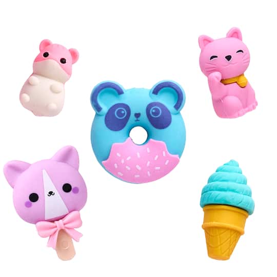 Faber-Castell® Desk Pets Kawaii Eraser Set